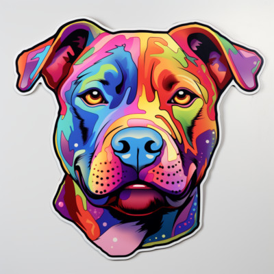 2X American Pit Bull Terrier Auto Aufkleber 9X9 cm Hunde Sticker