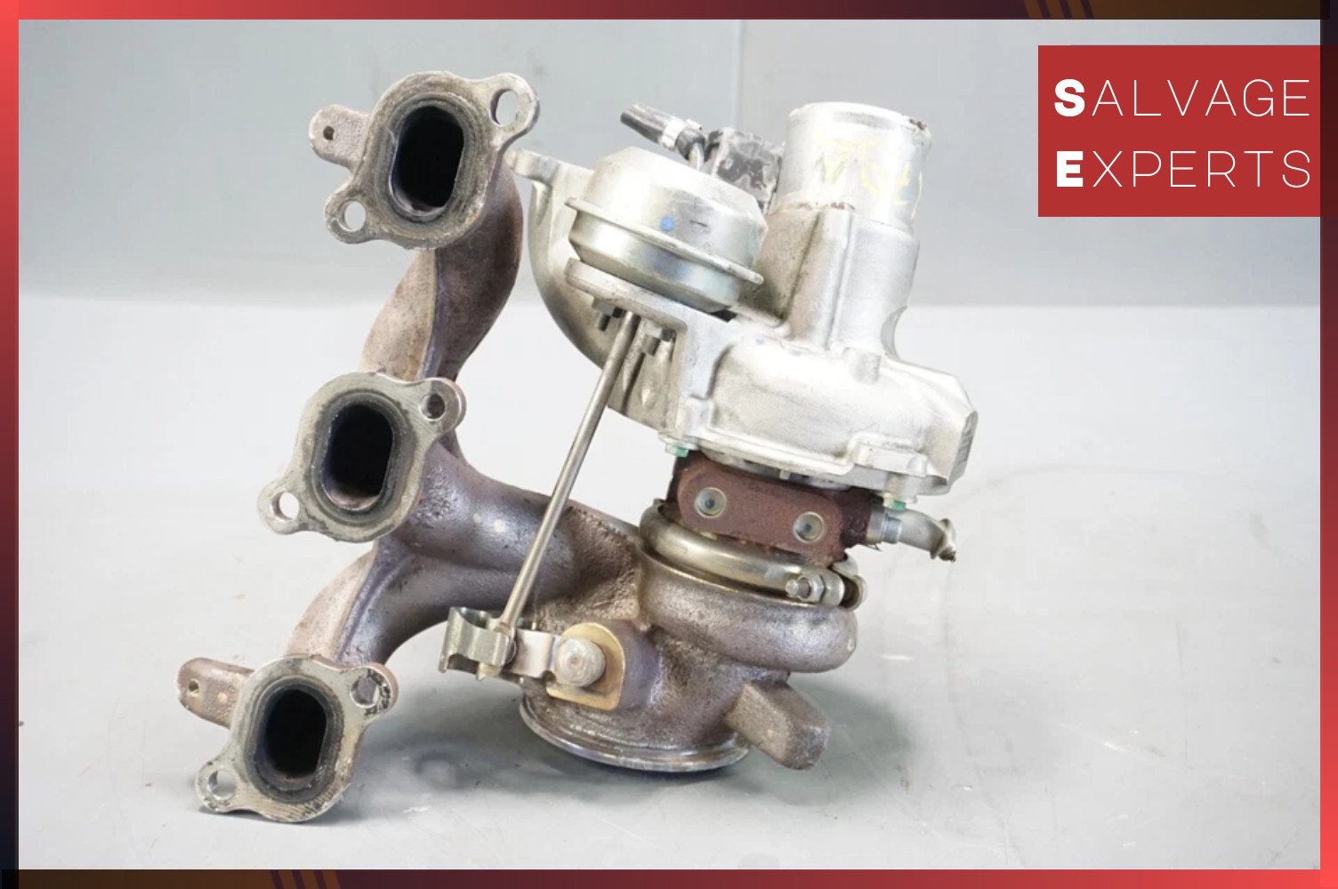 2014-2019 Maserati Ghibli Left Driver Turbocharger Turbo Charger Manifold OEM