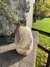 vase modr Naturstein marmor unkat braun weiß 