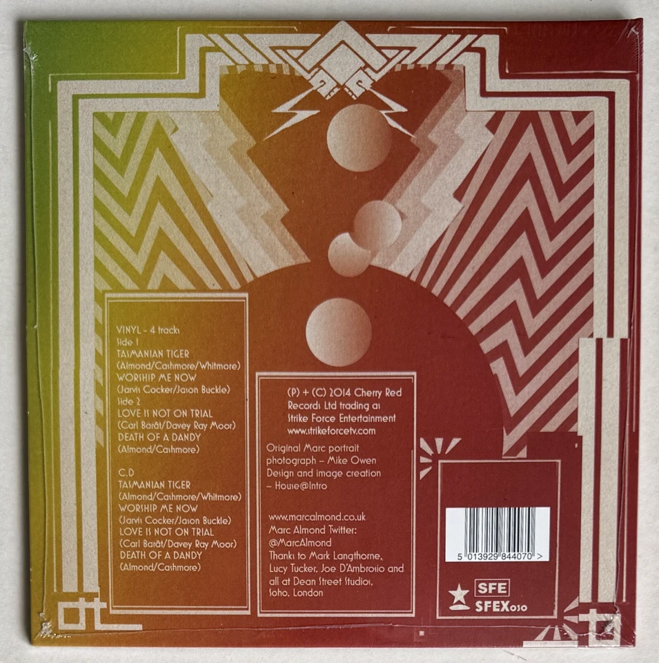 MARC ALMOND * TASMANIAN TIGER EP * LIMITED 7" VINYL + CD * 1000 ONLY! - Image 2 of 4