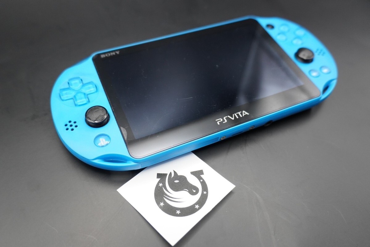Sony PS Vita Aqua Blue PCH-2000 Playstation Console Only USED(Good
