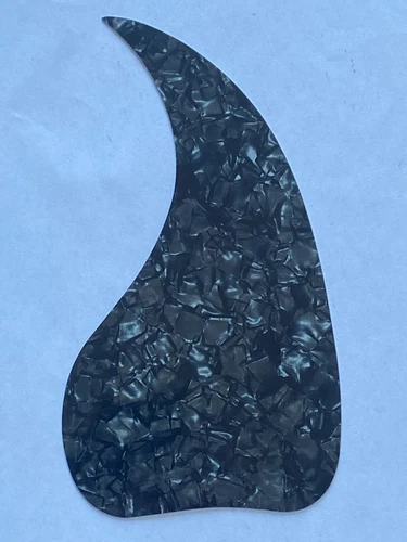 Acoustic Guitar Pickguard Self Adhesive Sheet For Gibson J45,Black Pearl