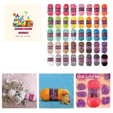 JubileeYarn Amigurumi Select Yarn - Baby Acrylic - Every Color - 40 Skeins