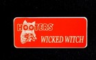 Hooters Uniform Wicked Witch Name Tag Dress Up Costume Accessory — photo 2