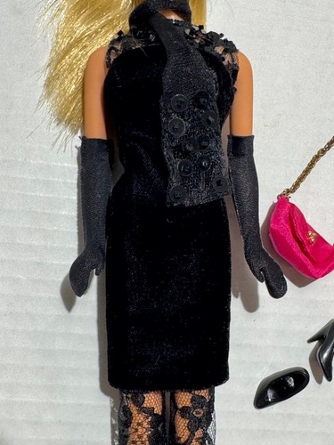 BARBIE TWIST 'N TURN TNT #1160 SUMMER SAND BLONDE 1968 DATE AT EIGHT OUTFIT VTG - Picture 10 of 15