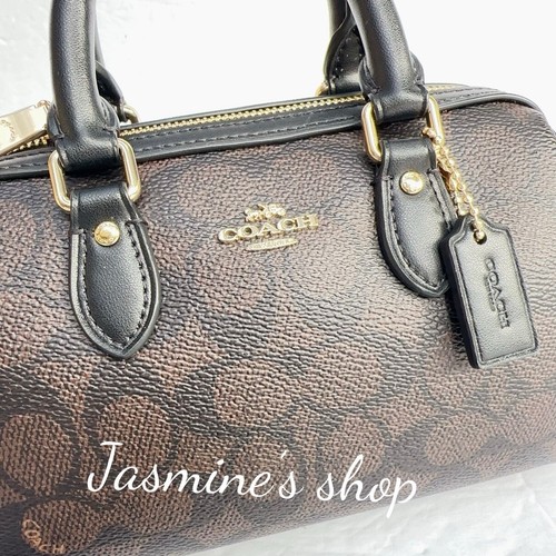 Bolso Bandolera Coach Mini Rowan Nuevo con Etiquetas en Lona Signature CW329 - Imagen 5 de 12