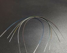 10Pcs Dental Orthodontic Super Elastic Niti Round Coated Arch Wires 5 Colors