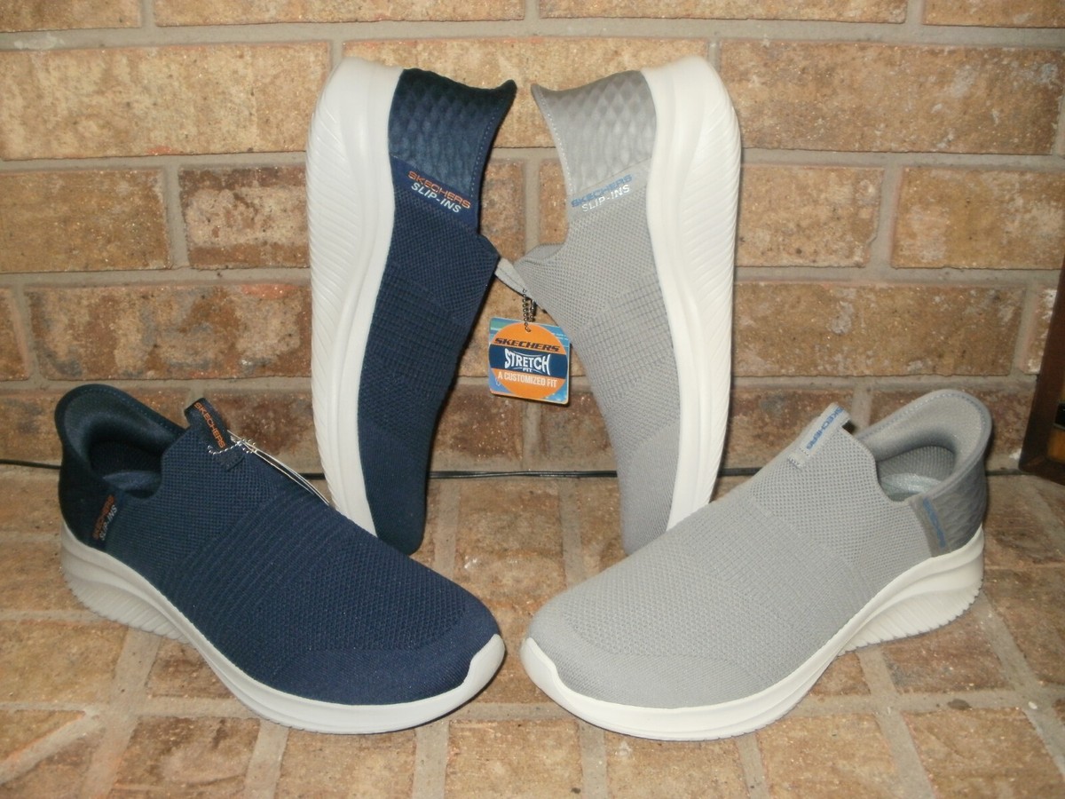 New Skechers Slip-Ins: Ultra Flex 3-Smooth Step Pick Gray or  display picture 1