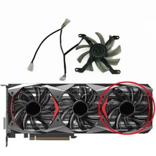 Cooling fan For Leadtek PNY LEADTEK ManLI GTX1080ti Graphics Card T129215SU