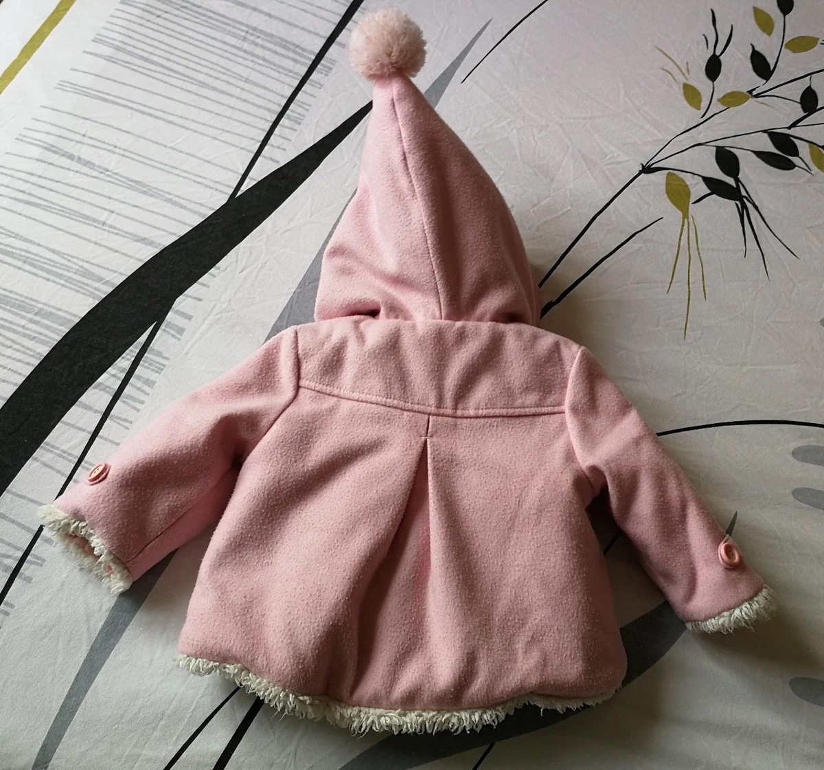 Manteau bébé fille rose - 6 mois