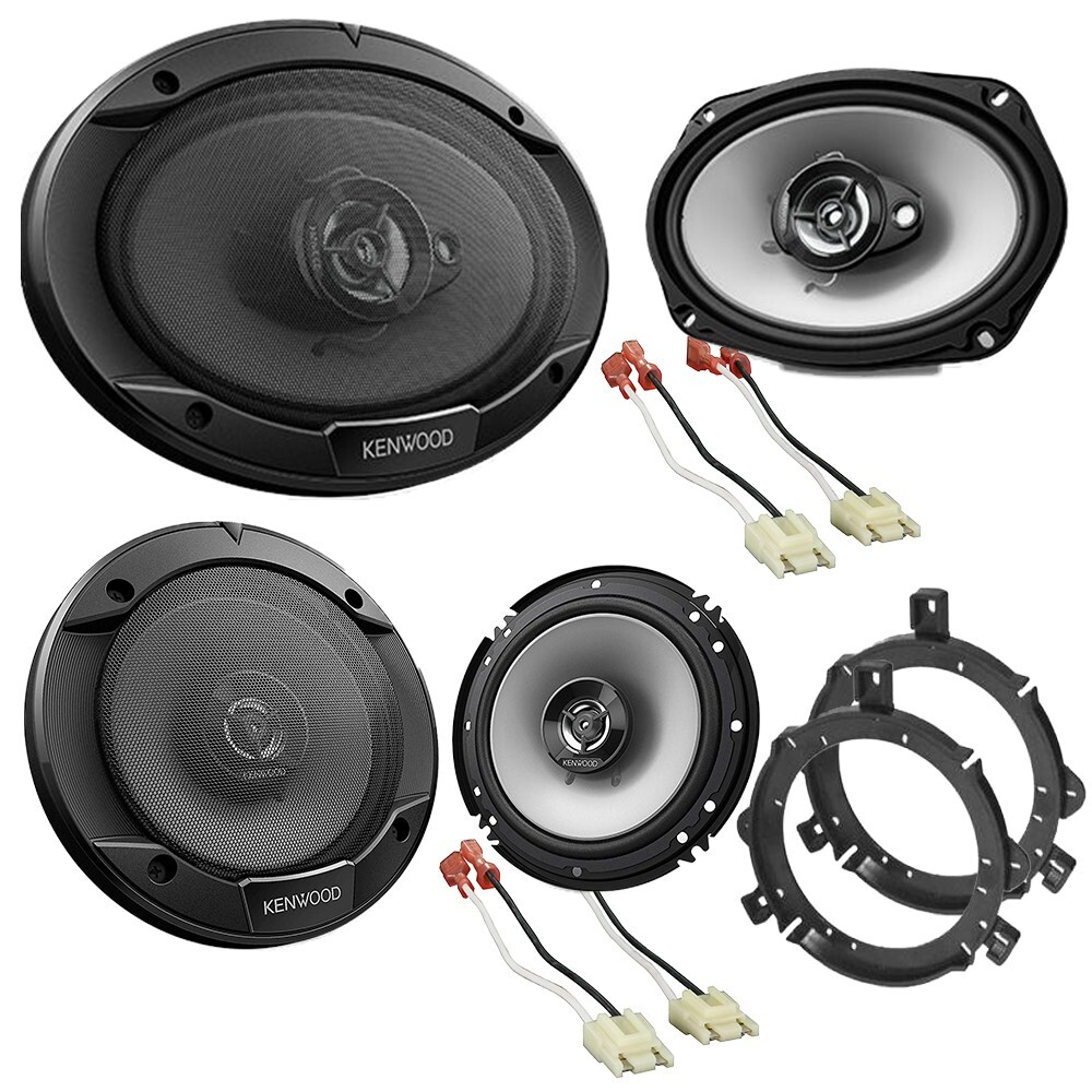 KENWOOD V-71A ハイパワー機＆DFK-3D中古品 Kenwood Front-Rear Door Speaker Upgrade for 1999-2001 Jeep Grand