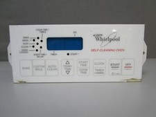 A1 Whirlpool Range Oven Control Board w/White Overlay TESTED GOOD 6610272 ASMN