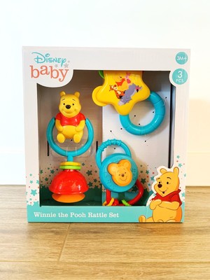 winnie the pooh rattle set