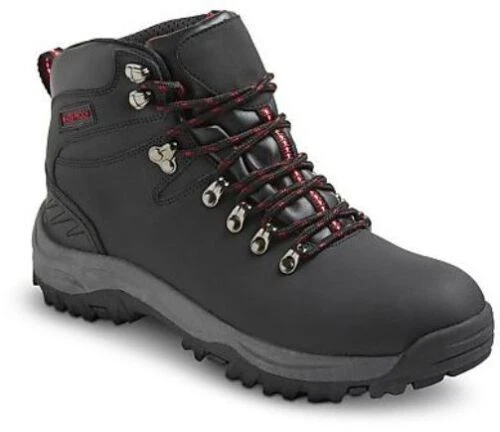 MERONA TAHOE STYLE SHOES BLACK WATERPROOF RUGGED ANKLE HIKING BOOTS MENS Size 11