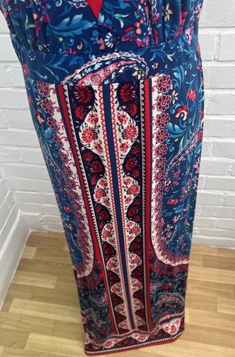 Nuovo abito monsonico UK 16 Heidy maglia senza maniche floreale vacanza - Foto 3 di 10