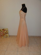 VESTITO SPOSA SARTORIALE ROSA PESCA DA RIFINIRE - INCOMPIUTO CUCITO VEDI MISURE