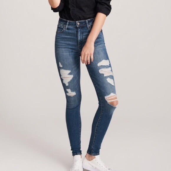 Abercrombie & Fitch Jeans Womens Simone High Rise Super Skinny Size 4 27
