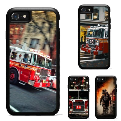 For iPhone SE4 16e 14 15 16 Plus Pro Max fireman fire engine Anti scratch Cover