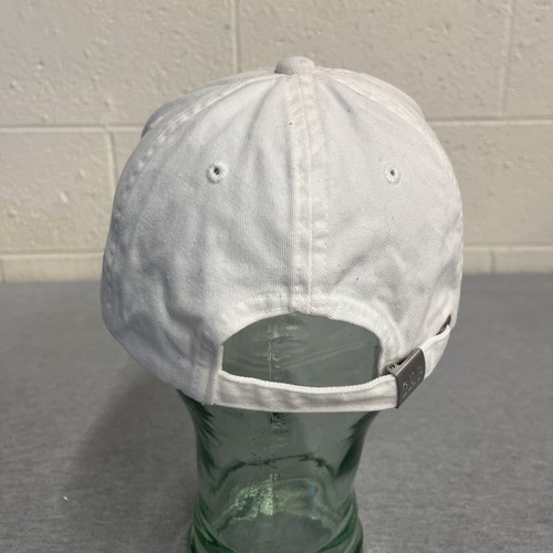 GAP White Dad Hat Silver Lettering Women's Cap Adjustable VTG 90s - Picture 3 of 6