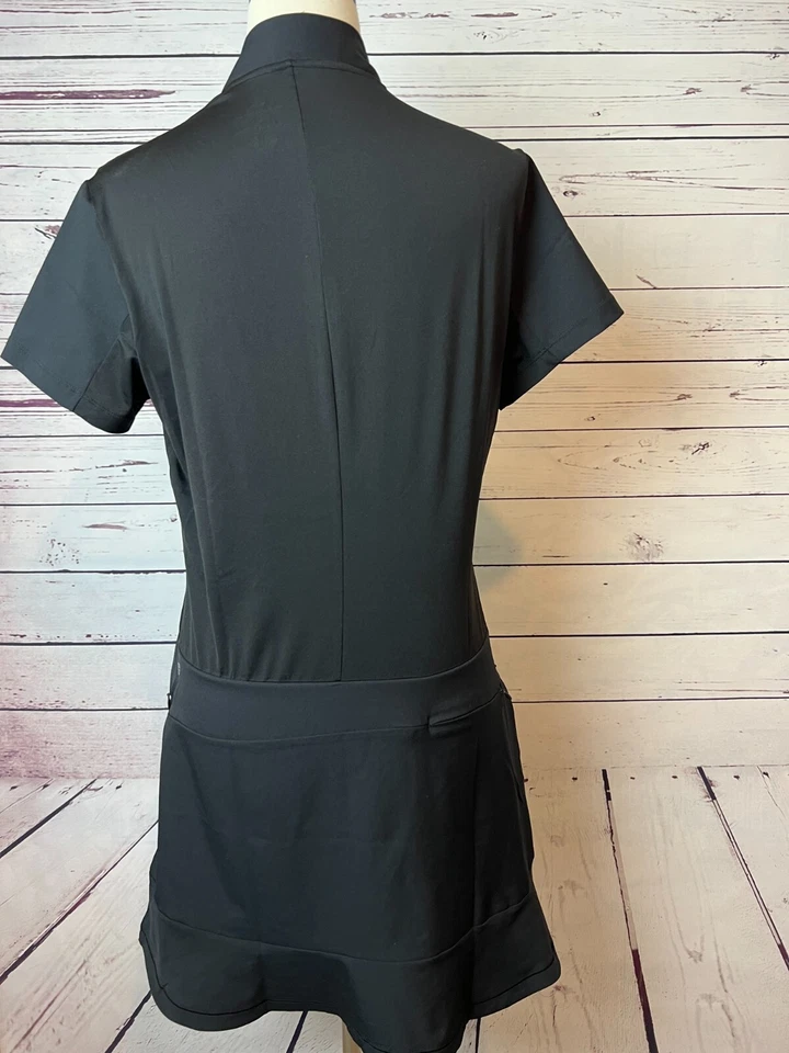 Adidas Tennis Dress size Medium LBD Parley Ocean Black Pockets Golf Active - Image 3 of 4