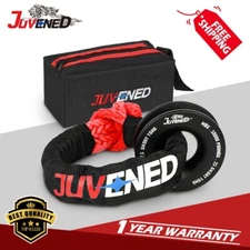 Soft Shackle Recovery Ring Snatch Block Pully 41887lbs Synthetic Tow Rope Straps