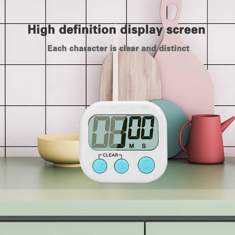 Digital Timer for Cooking, Egg Timer, Cute Magnetic Desk Tim