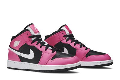 シューズ(女性用) NikeGS Air Jordan 1 Mid Pink Nike Air Jordan 1 Mid Digital Pink (W) CW5379-600 - US Women Sizes