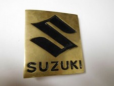 Vintage Solid Brass Belt Buckle Suzuki Car Automobile Motorcycle