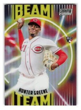 Hunter Greene 2022 Stadium Club Chrome Beam Team RC #BT-11-REDS