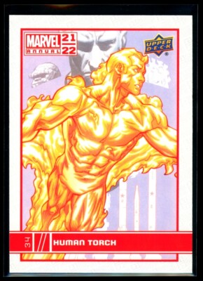 HUMAN TORCH 2021-22 Upper Deck Marvel Annual #34 *Quantity*