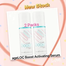 2xBottle Nu Skin NuSkin ageLOC Boost Brightening Serum 1.35floz 40mL NEW SEALED