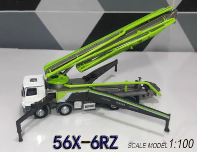1:100 ZOOMLION ZLJ5440 THBBE 56X-6RZ Concrete Pump Truck Vehicle Diecast Model