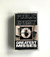 MINT PUBLIC ENEMY GREATEST MISSES Music CASSETTE Hip Hop Rap Gangsta FLAV