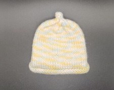 NEW HAND MADE PREEMIE BABY BEANIE CAP BOY/ GIRL REAL BABY OR PREEMIE DOLL CAP