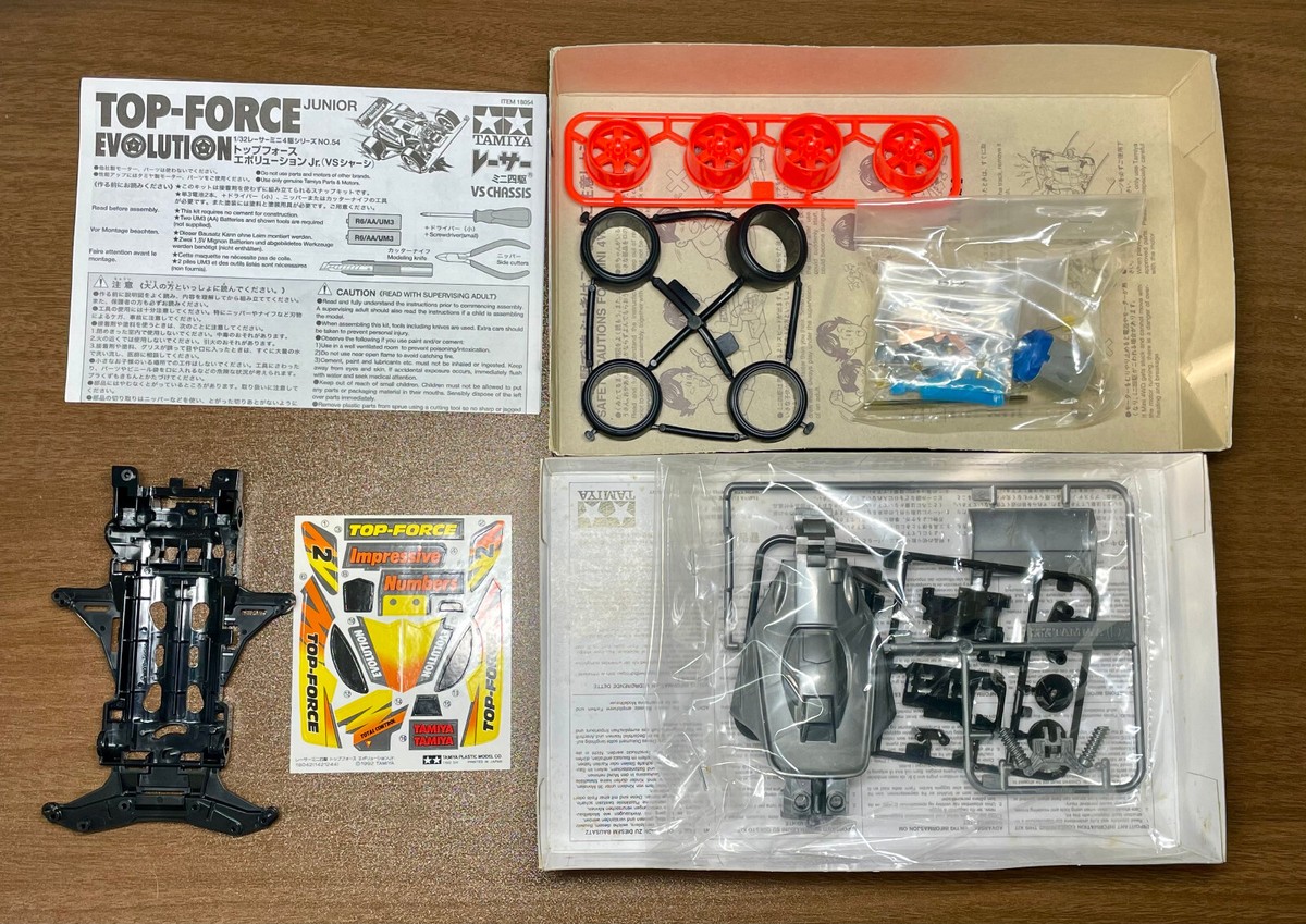 TAMIYA 18054 Mini 4WD TOP-FORCE EVOLUTION JUNIOR (VS Chassis) | eBay