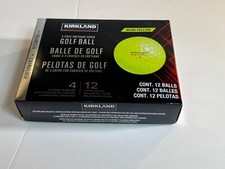 Kirkland yellow golf balls 1 dozen