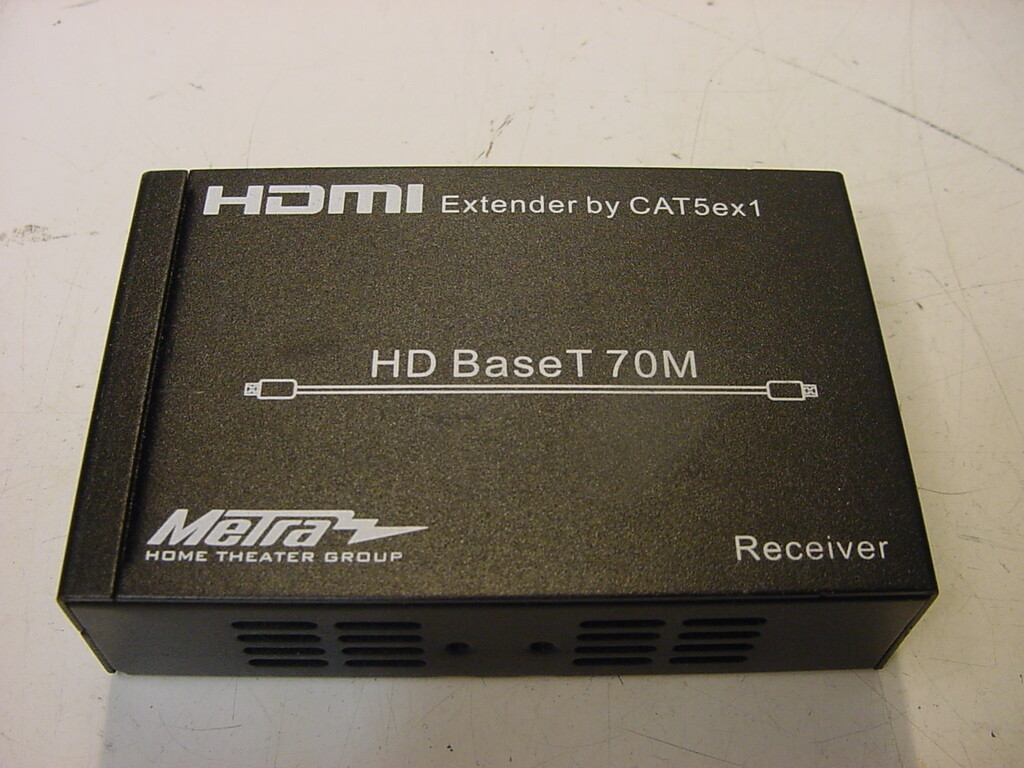 METRA HDMI EXTENDER BY CAT5ex1 RECEIVER NO POWER CORD INCLUDED eBay
