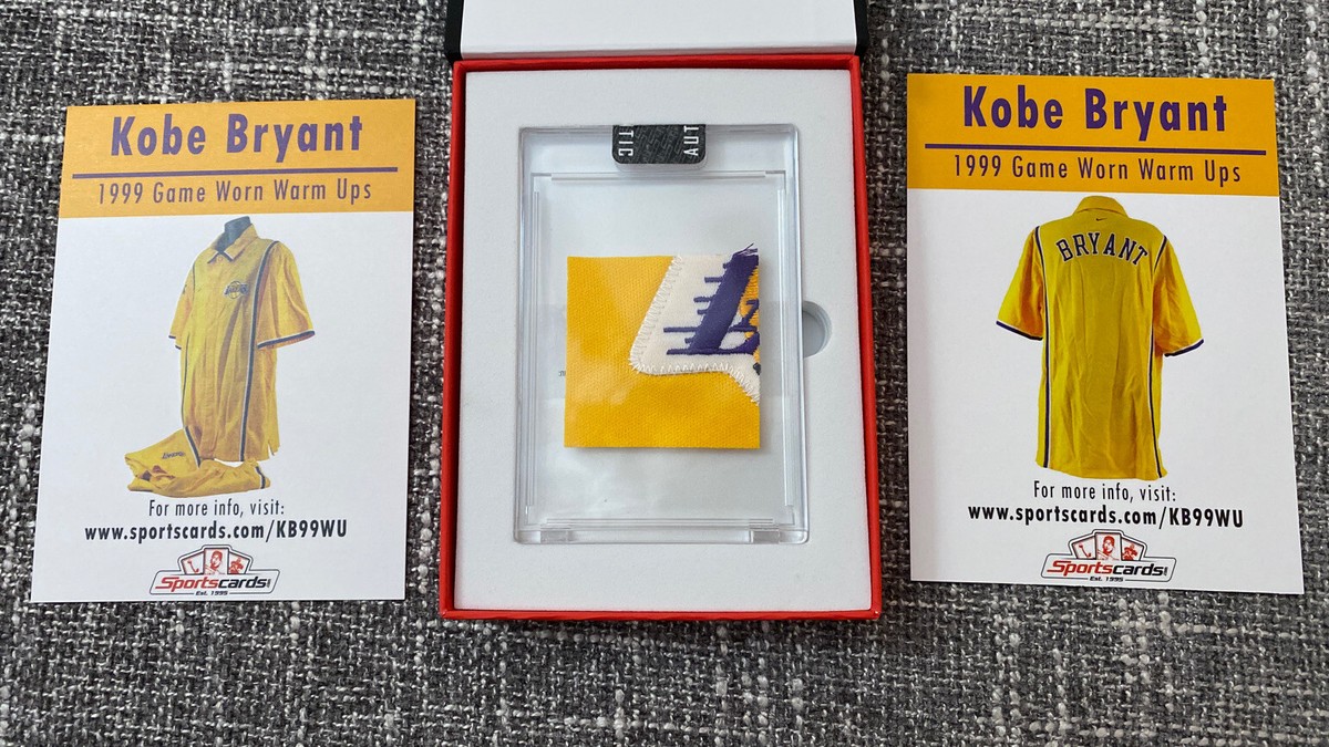 Suit Kobe Bryant Warm Up Kobe Bryant Game Worn Warm-up Swatch!!!!!