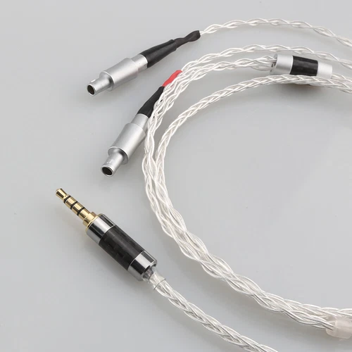 8-adriges 7N OCC versilbertes Kopfhörer Upgrade-Kabel für HD800 HD800S HD820 Headset - Bild 3 von 6