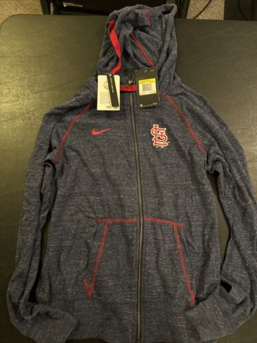 St. Louis Cardinals Women's Sweatshirt Nike Hoodie Long Sleeve MLB Zip