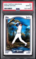 SHOHEI OHTANI PSA 10 2025 TOPPS X BOB ROSS THE JOY OF BASEBALL GEM MINT LOW POP!