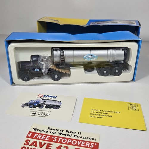 Corgi 1:50 Scammell Highwayman Artic With Tanker Trailer Crow Carrying Box 16304 - Picture 14 of 14