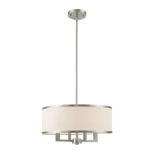 Livex Lighting - Park Ridge - 4 Light Pendant in New Traditional Style - 18