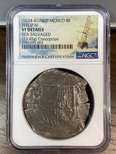 8 Reales__Concepcion Shipwreck__Mexico__1634-1641__Cob