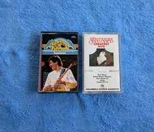 SANTANA 2 Cassette Tape Lot Rock Greatest Hits Best Of