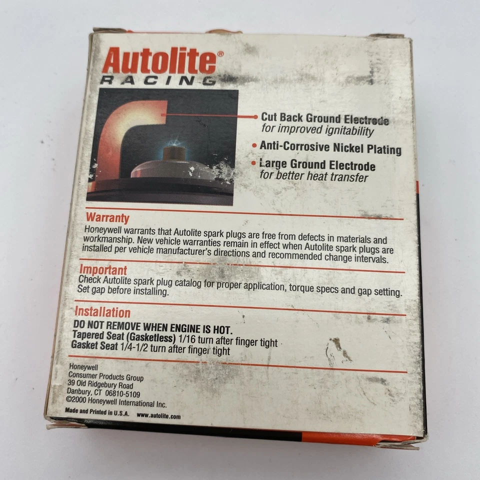AR3910 Autolite Racing Spark Plug Three Four Packs (12 Plugs Total) - Image 2 of 4