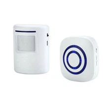 Wireless Entry Door Bell Welcome Motion Sensor Detector Gate Chime Alert Alarm