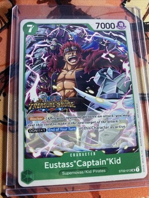 Eustass Captain Kid One Piece St02-013 Treasure Cruise Stamped