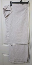 Pottery Barn Kids 100 Linen Crib Bed Skirt Oatmeal Tan Flax Neutral Unisex