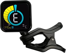 KLIQ Ubertuner-Max, USB Rechargeable Clip-On Tuner for Guitar, Bass, Violin, Uku